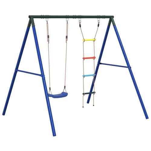 Vanjski set s ljuljačkom i ljestvama - Plava 1 Sjedalo ljuljačke + ljestve Cijena