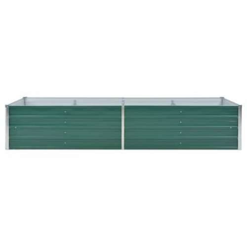 Vrtna sadilica od pocinčanog čelika 240 x 80 x 45 cm zelena - Zelena 240 x 80 x 45 cm 1 Cijena