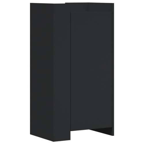Ormarić za cipele crni 52x37,5x100 cm od konstruiranog drva - Crna 1 Cijena
