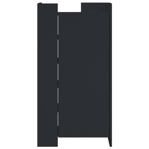 Ormarić za cipele crni 52x37,5x100 cm od konstruiranog drva - Crna 1 Cijena