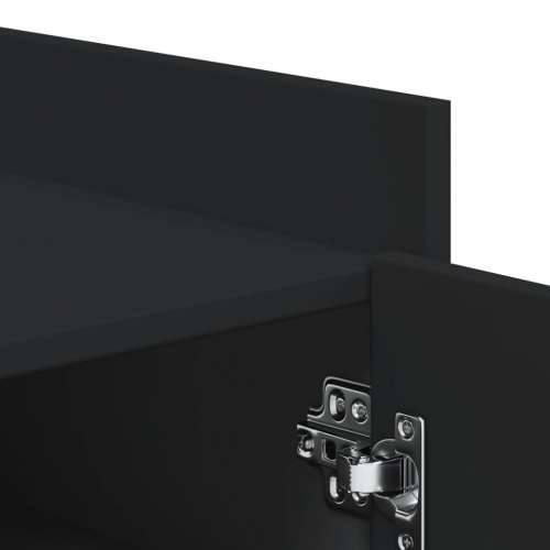 Ormarić za cipele crni 52x37,5x100 cm od konstruiranog drva - Crna 1 Cijena