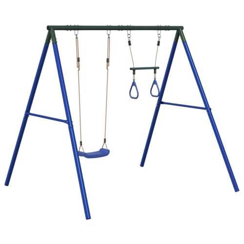 Vanjski set s ljuljačkom i trapezom - Plava 1 Sjedalo ljuljačke + trapez Cijena