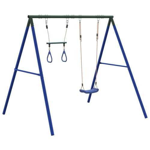 Vanjski set s ljuljačkom i trapezom - Plava 1 Sjedalo ljuljačke + trapez Cijena