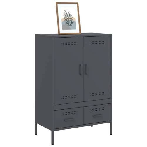 Visoka komoda antracit 68x39x101,5 cm od čelika Antracit 1 Cijena