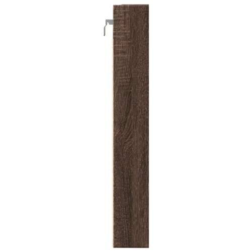 Vitrina boja smeđeg hrasta 80x8,5x58 cm od konstruiranog drva - Smeđi hrast 80 x 8.5 x 58 cm 1 Cijena