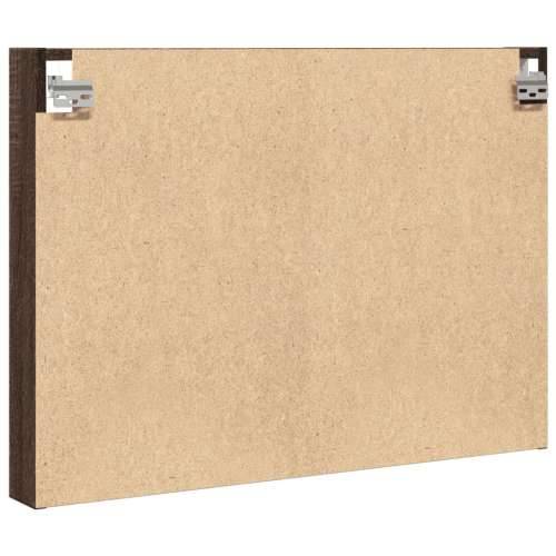 Vitrina boja smeđeg hrasta 80x8,5x58 cm od konstruiranog drva - Smeđi hrast 80 x 8.5 x 58 cm 1 Cijena