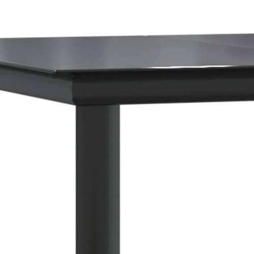 Vrtna garnitura - 3-dijelni vrtni blagovaonski set s jastucima od poliratana crni - 80 x 80 x 74 cm Bez naslona za noge 2 Cijena