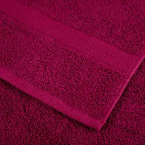 Ručnici za ruke SOLUND 10 kom bordo 50 x 100 cm 600 gsm - Bordo 50 x 100 cm 10 Cijena