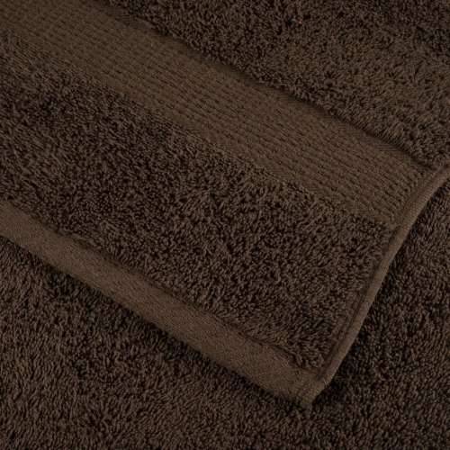6-dijelni vrhunski set ručnika SOLUND smeđi 600 gsm - Smeđa 1 Cijena