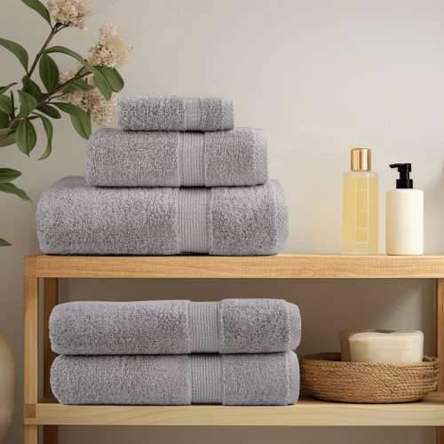6-dijelni vrhunski set ručnika SOLUND sivi 600 gsm - Siva 1 Cijena