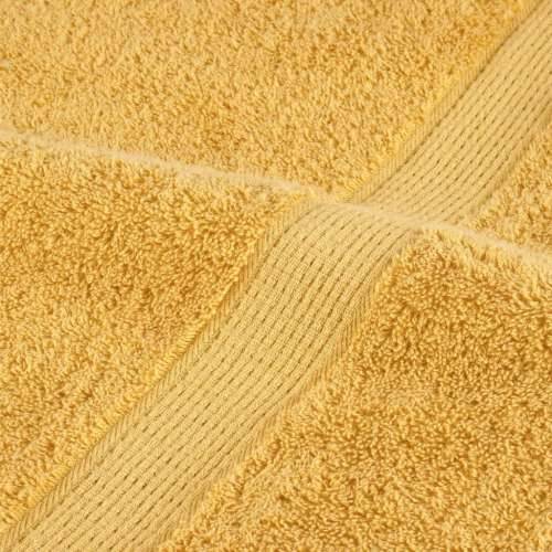 12-dijelni vrhunski set ručnika SOLUND zlatni 600 gsm - Zlatno 1 Cijena