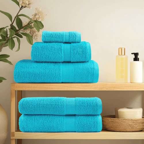 12-dijelni vrhunski set ručnika SOLUND tirkizni 600 gsm - Tirkizna 1 Cijena