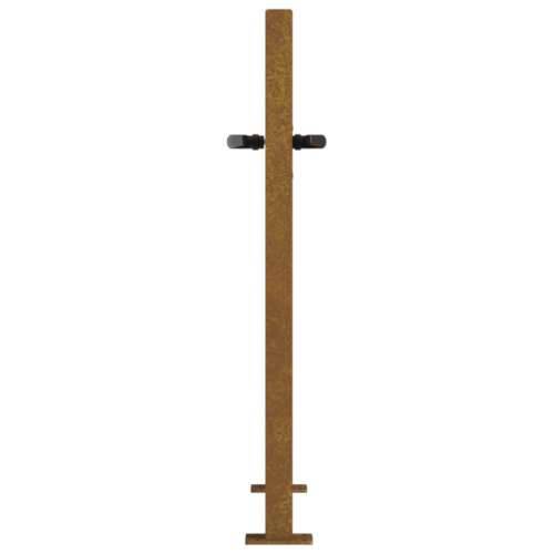 Dvorišna vrata - Vrtna vrata 105 x 80 cm od čelika COR-TEN s uzorkom stabla - 105 x 80 cm Cijena