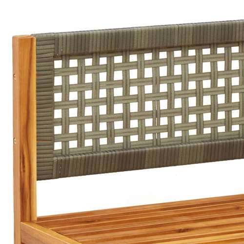 6-dijelna set vrtnih sofa s jastucima masivno bagremovo drvo - Siva 2x srednja + 3x kutna + stol 1 Cijena
