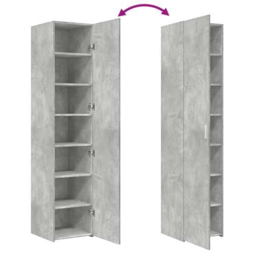 Visoka komoda boja betona 40x42,5x185 cm od konstruiranog drva - Beton siva 1 Cijena