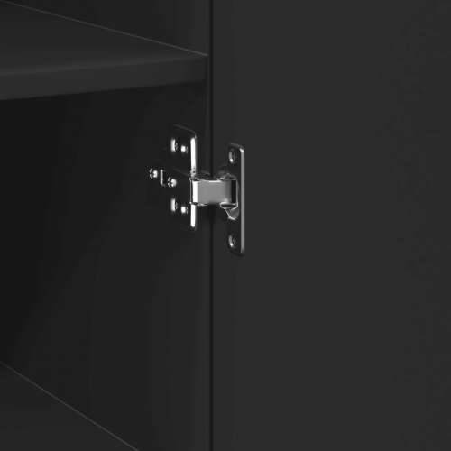 Visoka komoda crna 50x42,5x185 cm od konstruiranog drva - Crna 1 Cijena