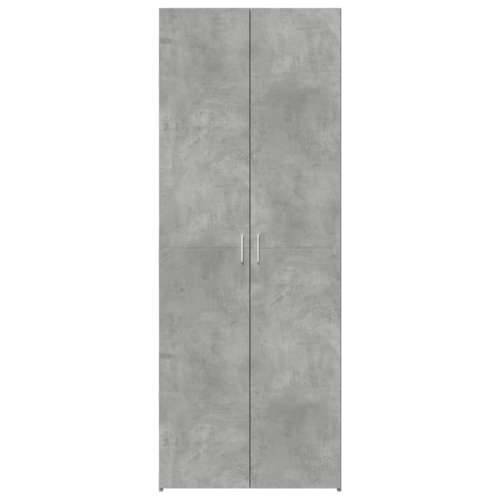 Visoka komoda boja betona 70x42,5x185 cm od konstruiranog drva - Beton siva 1 Cijena