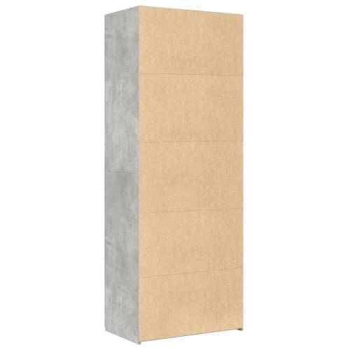 Visoka komoda boja betona 70x42,5x185 cm od konstruiranog drva - Beton siva 1 Cijena
