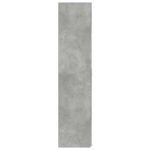 Visoka komoda siva boja betona 80 x 42,5 x 185 cm drvena - Beton siva 1 Cijena