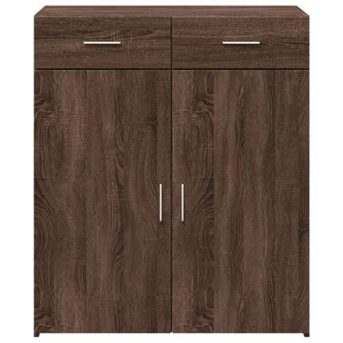 Komoda boja smeđeg hrasta 80x42,5x93 cm od konstruiranog drva - Smeđi hrast 1 Cijena