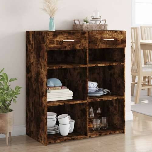 Komoda boja dimljenog hrasta 80x42,5x93 cm konstruirano drvo Dimljeni hrast 1 Cijena