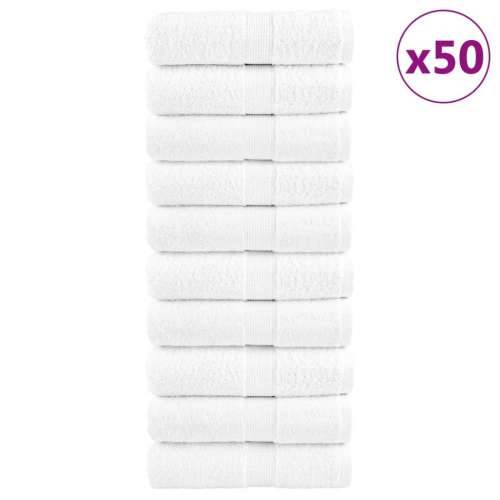 Ručnici za pranje SOLUND 50 kom bijeli 30 x 30 cm 600 gsm - Bijela 30 x 30 cm 50 Cijena