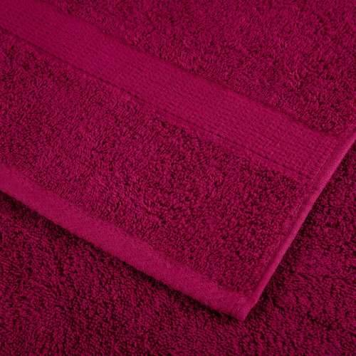 Ručnici za kupanje SOLUND 4 kom bordo 100 x 150 cm 600 gsm - Bordo 100 x 150 cm 4 Cijena