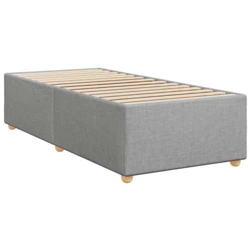 Okvir za krevet bez madraca svjetlosivi 90x190 cm od tkanine - Svjetlosiva 90 x 190 cm Cijena