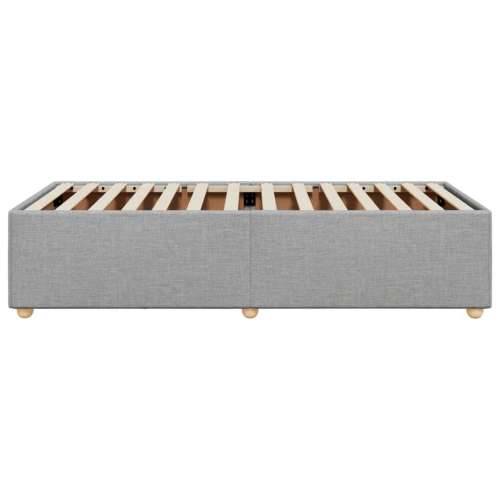 Okvir za krevet bez madraca svjetlosivi 90x190 cm od tkanine - Svjetlosiva 90 x 190 cm Cijena