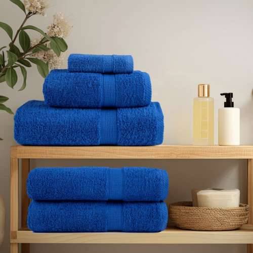 8-dijelni vrhunski set ručnika SOLUND plavi 600 gsm - Plava 1 Cijena