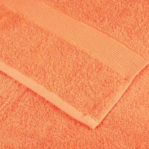 8-dijelni vrhunski set ručnika SOLUND narančasti 600 gsm - Narančasta 1 Cijena