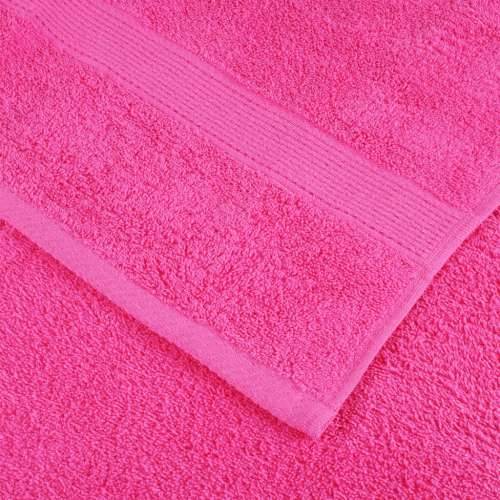 8-dijelni vrhunski set ručnika SOLUND ružičasti 600 gsm - Ružičasta 1 Cijena