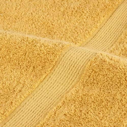 6-dijelni vrhunski set ručnika SOLUND zlatni 600 gsm - Zlatno 1 Cijena