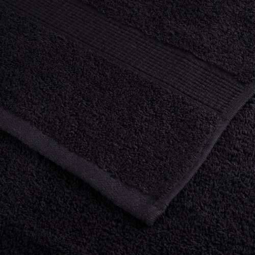 6-dijelni vrhunski set ručnika SOLUND crni 600 gsm - Crna 1 Cijena