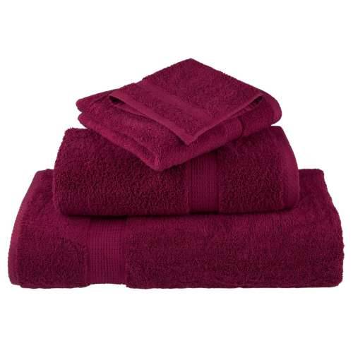12-dijelni vrhunski set ručnika SOLUND bordo 600 gsm - Bordo 1 Cijena