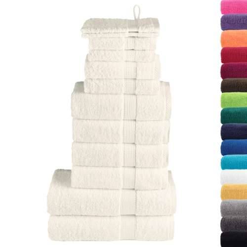 12-dijelni vrhunski set ručnika SOLUND krem 600 gsm - Krema 1 Cijena