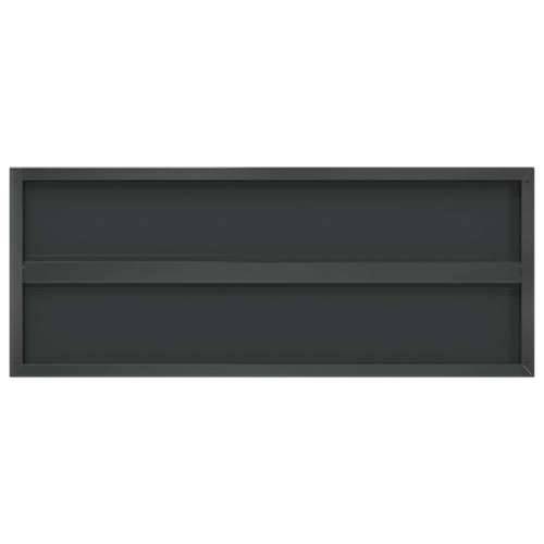 Zidne police 2 kom 100x40x3 cm crne nehrđajući čelik - Crna 100 x 40 x 3 cm 1 Cijena