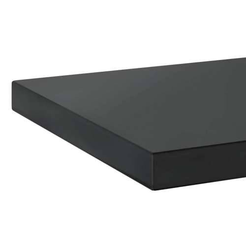 Zidne police 2 kom 75x30x3 cm crne nehrđajući čelik - Crna 75 x 30 x 3 cm 1 Cijena