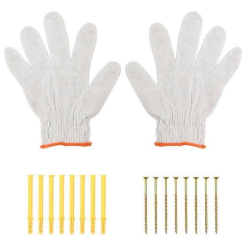 Nosači za police 4 kom 20x2,5x14 cm srebrni nehrđajući čelik - Crna 20 x 2.5 x 14 cm 1 Cijena