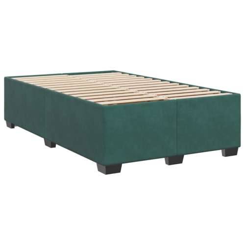 Box spring krevet s madracem tamnozeleni 120x200 cm baršunasti Tamnozelena 120 x 200 cm plain degsign Cijena