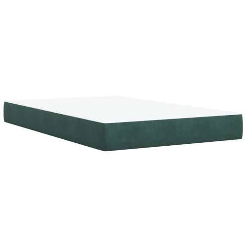 Box spring krevet s madracem tamnozeleni 120x200 cm baršunasti Tamnozelena 120 x 200 cm plain degsign Cijena