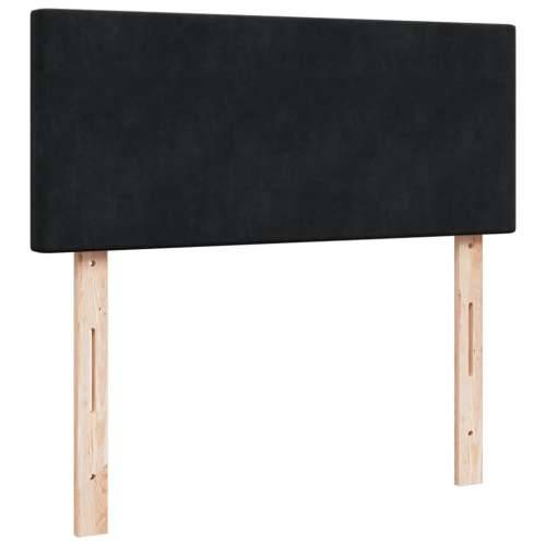 Box spring krevet s madracem crni 120 x 200 cm baršunasti - Crna 120 x 200 cm Gladak dizajn Cijena