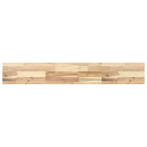 Plutajuća polica 120x20x4 cm masivno neobrađeno drvo bagrema - Prirodna 120 x 20 x 4 cm 1 Cijena