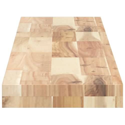 Plutajuća polica 120x20x4 cm masivno neobrađeno drvo bagrema - Prirodna 120 x 20 x 4 cm 1 Cijena