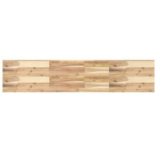 Plutajuća polica 120x30x4 cm masivno neobrađeno drvo bagrema - Prirodna 120 x 30 x 4 cm 1 Cijena