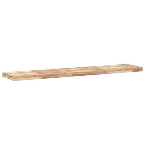 Plutajuća polica 120x30x4 cm masivno neobrađeno drvo bagrema - Prirodna 120 x 30 x 4 cm 1 Cijena