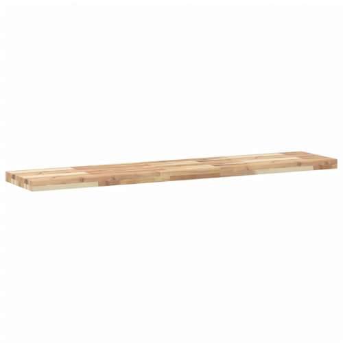 Plutajuća polica 120x30x4 cm masivno neobrađeno drvo bagrema - Prirodna 120 x 30 x 4 cm 1 Cijena
