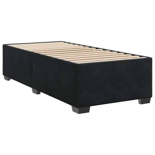 Box spring krevet s madracem crni 90x190 cm baršunasti - Crna 90 x 190 cm Gladak dizajn Cijena