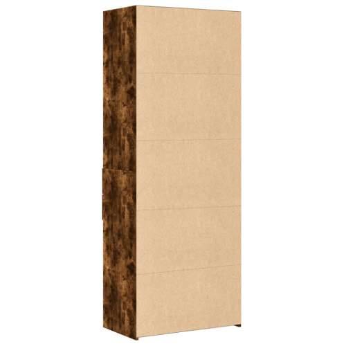 Visoka komoda boja hrasta 70x42,5x185 cm od konstruiranog drva - Dimljeni hrast 1 Cijena