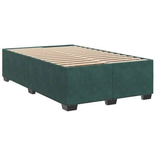 Krevet box spring s madracem tamnozeleni 120x190 cm baršunasti - Tamnozelena 120 x 190 cm gumbi Cijena